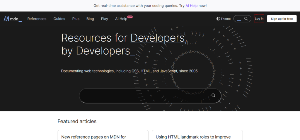 Mozilla Developer Network MDN